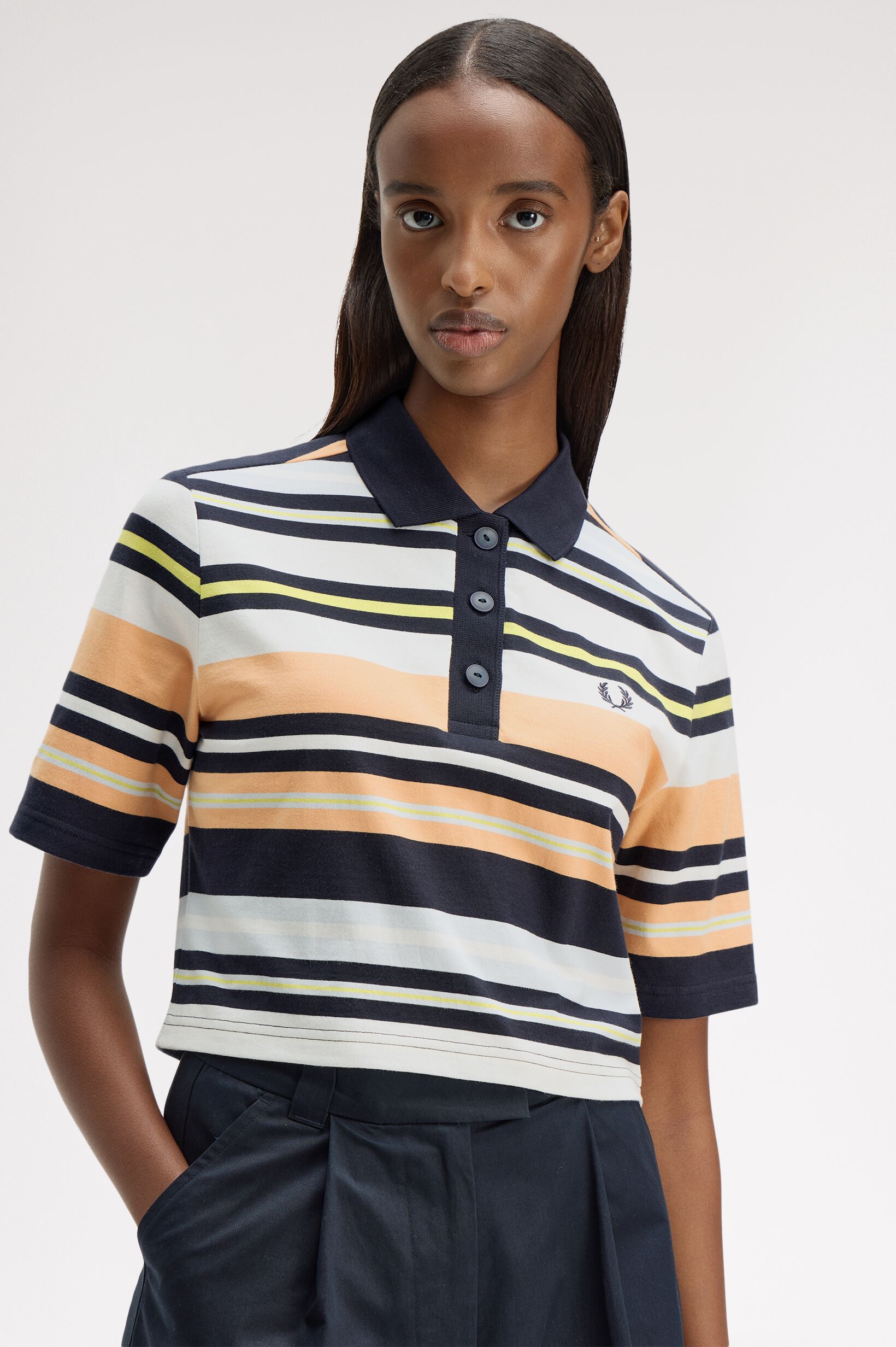 FRED PERRY 「Striped Polo Shirt／ストライプポロシャツ」|ポロシャツ|