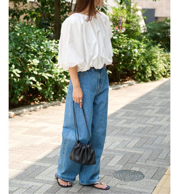 OUTDOOR PRODUCTS Usual Things「バックリボンボリュームスリーブブラウス」|シャツ・ブラウス|