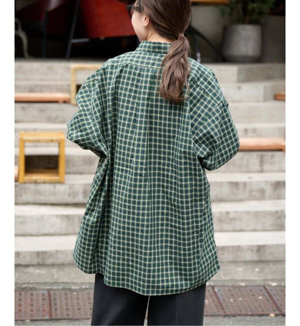 OUTDOOR PRODUCTS Usual Things「≪予約≫LITTLE＆DAD チェックアイコンシャツ(DAD)」|シャツ・ブラウス|