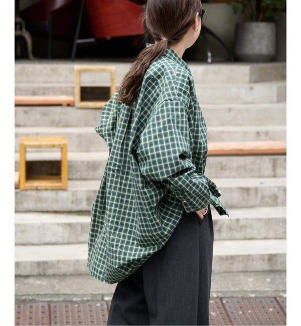 OUTDOOR PRODUCTS Usual Things「≪予約≫LITTLE＆DAD チェックアイコンシャツ(DAD)」|シャツ・ブラウス|
