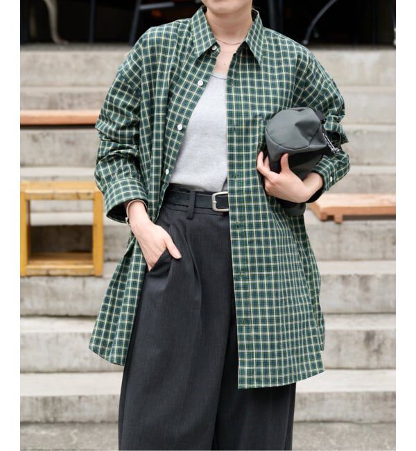 OUTDOOR PRODUCTS Usual Things「≪予約≫LITTLE＆DAD チェックアイコンシャツ(DAD)」|シャツ・ブラウス|