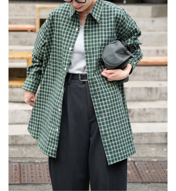 OUTDOOR PRODUCTS Usual Things「≪予約≫LITTLE＆DAD チェックアイコンシャツ(DAD)」|シャツ・ブラウス|