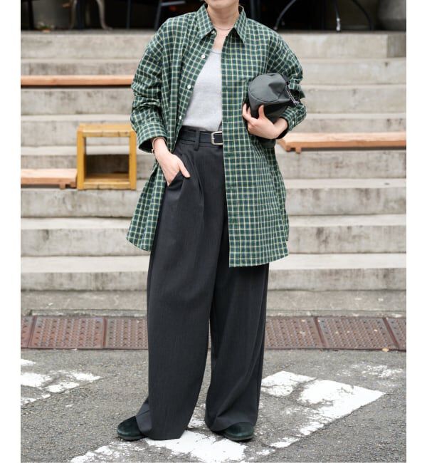 OUTDOOR PRODUCTS Usual Things「≪予約≫LITTLE＆DAD チェックアイコンシャツ(DAD)」|シャツ・ブラウス|
