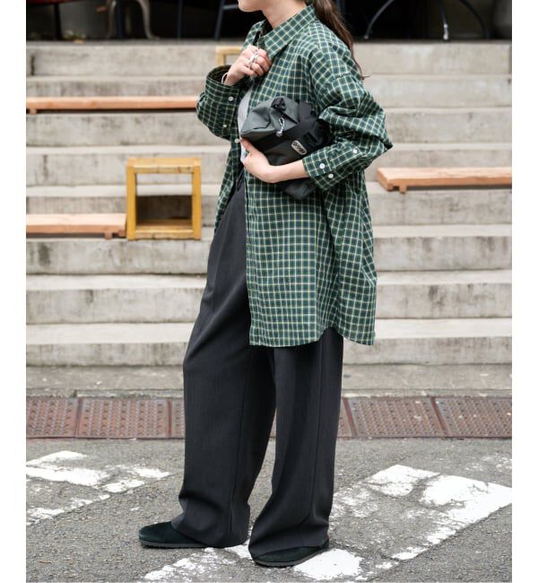 OUTDOOR PRODUCTS Usual Things「≪予約≫LITTLE＆DAD チェックアイコンシャツ(DAD)」|シャツ・ブラウス|