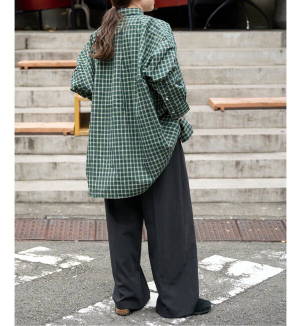 OUTDOOR PRODUCTS Usual Things「≪予約≫LITTLE＆DAD チェックアイコンシャツ(DAD)」|シャツ・ブラウス|