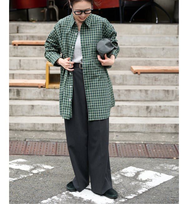 OUTDOOR PRODUCTS Usual Things「≪予約≫LITTLE＆DAD チェックアイコンシャツ(DAD)」|シャツ・ブラウス|