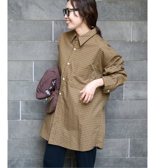 OUTDOOR PRODUCTS Usual Things「≪予約≫LITTLE＆DAD チェックアイコンシャツ(DAD)」|シャツ・ブラウス|