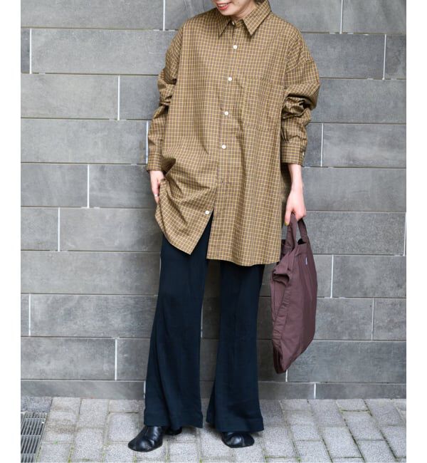 OUTDOOR PRODUCTS Usual Things「≪予約≫LITTLE＆DAD チェックアイコンシャツ(DAD)」|シャツ・ブラウス|
