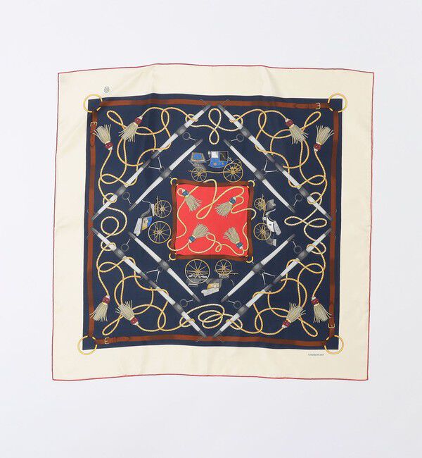 TOMORROWLAND GOODS「ATELIER TOMORROW TASSEL シルクスカーフ」|バンダナ・スカーフ|