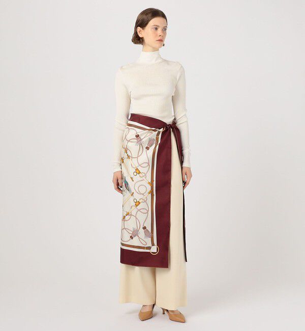 TOMORROWLAND GOODS「ATELIER TOMORROW TASSEL シルクスカーフ」|バンダナ・スカーフ|