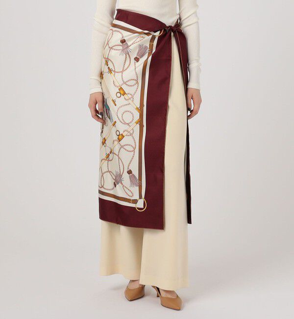 TOMORROWLAND GOODS「ATELIER TOMORROW TASSEL シルクスカーフ」|バンダナ・スカーフ|