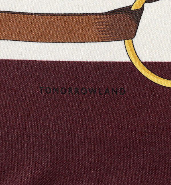 TOMORROWLAND GOODS「ATELIER TOMORROW TASSEL シルクスカーフ」|バンダナ・スカーフ|