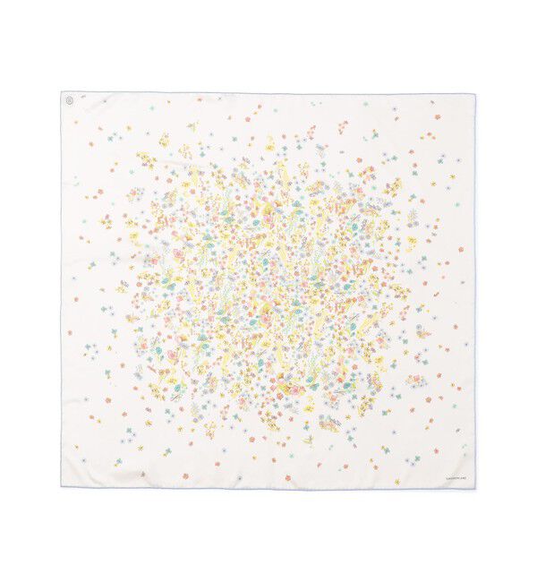 TOMORROWLAND GOODS「ATELIER TOMORROW FLOWER シルクスカーフ」|バンダナ・スカーフ|