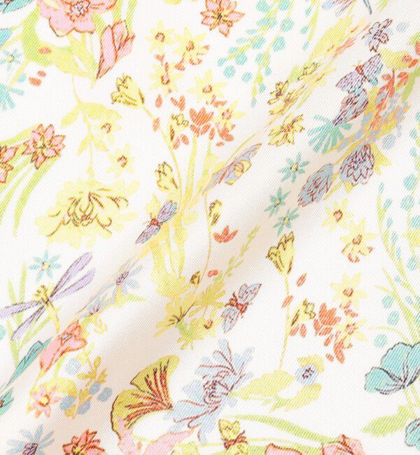TOMORROWLAND GOODS「ATELIER TOMORROW FLOWER シルクスカーフ」|バンダナ・スカーフ|