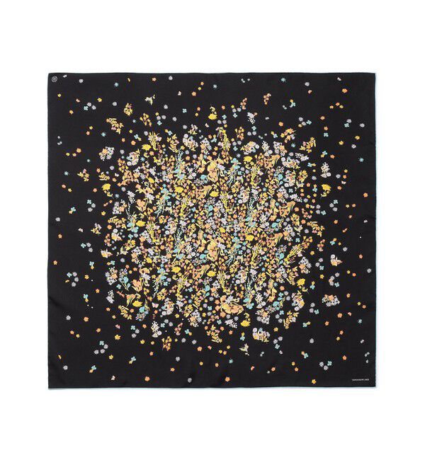 TOMORROWLAND GOODS「ATELIER TOMORROW FLOWER シルクスカーフ」|バンダナ・スカーフ|