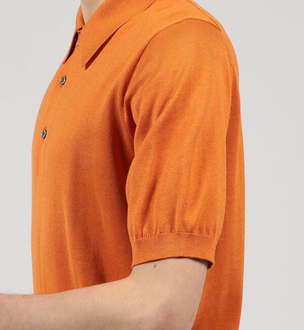 TOMORROWLAND MENS「TOMORROWLAND tricot シルクコットン 半袖ニットポロシャツ SESIA」|ポロシャツ|