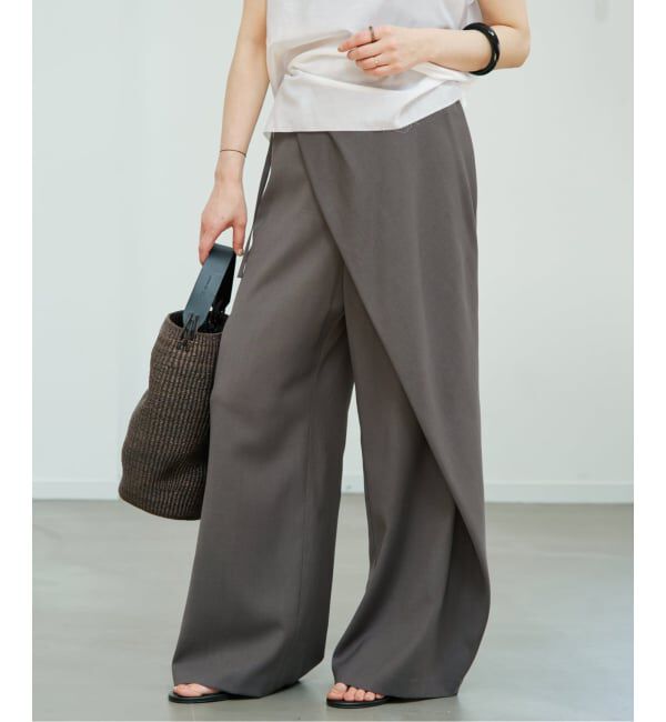 Plage「Wrap 2way パンツ」|その他|グレー