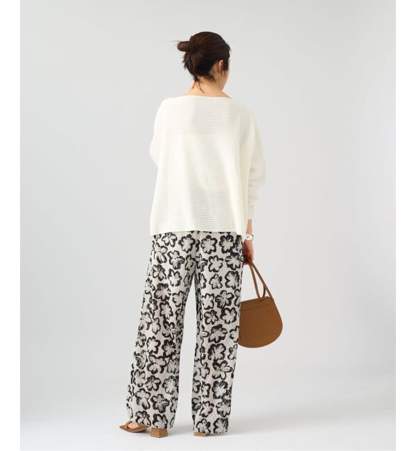VERMEIL par iena「《手洗い可》Shadow Bloom パンツ」|その他|
