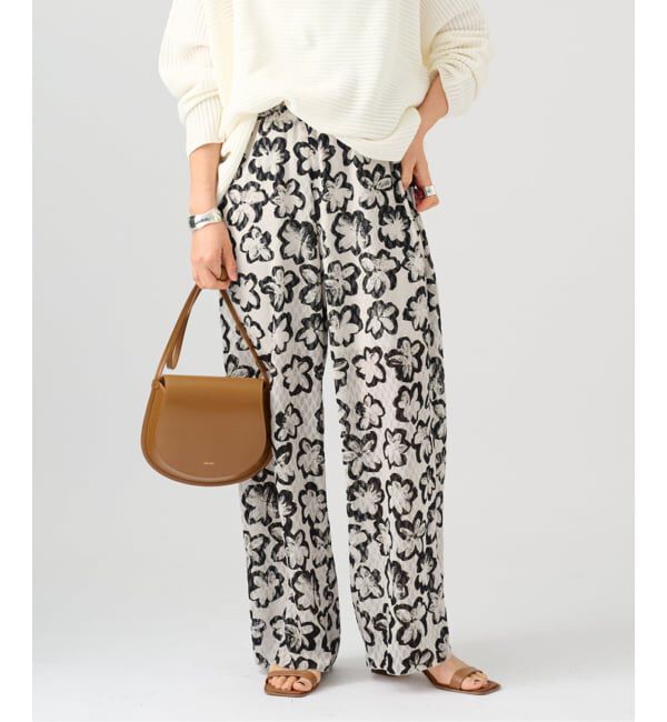 VERMEIL par iena「《手洗い可》Shadow Bloom パンツ」|その他|