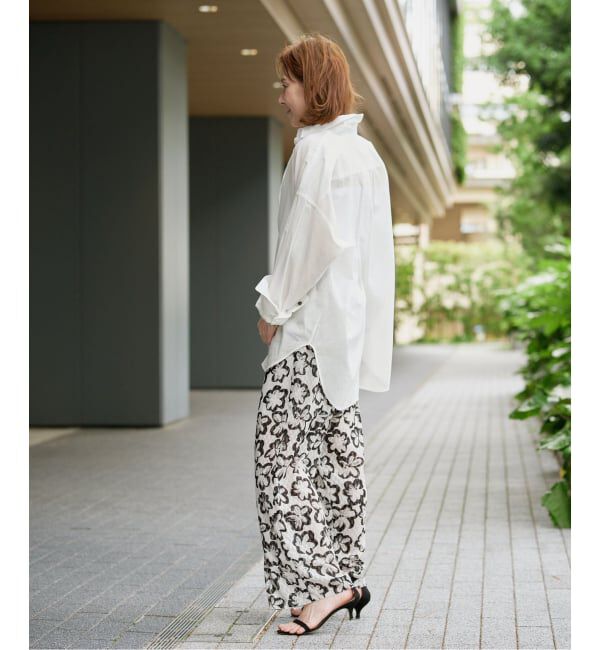 VERMEIL par iena「《手洗い可》Shadow Bloom パンツ」|その他|