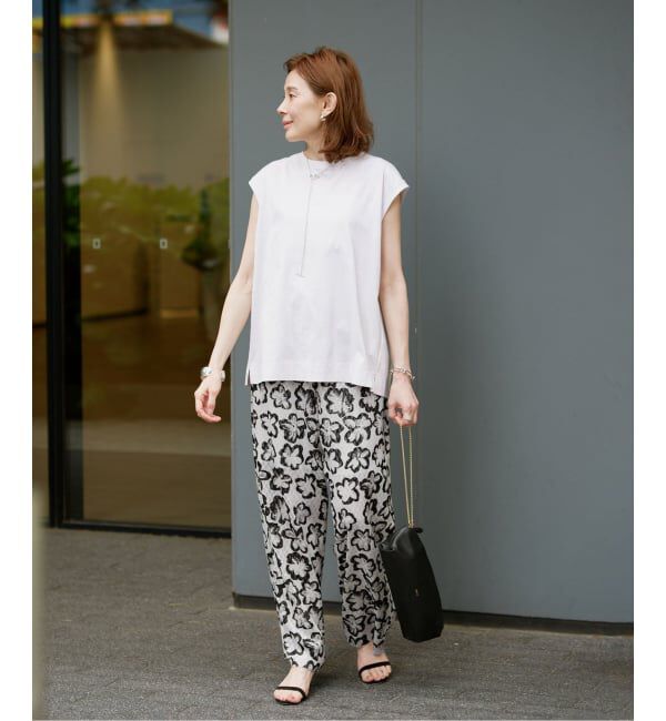 VERMEIL par iena「《手洗い可》Shadow Bloom パンツ」|その他|
