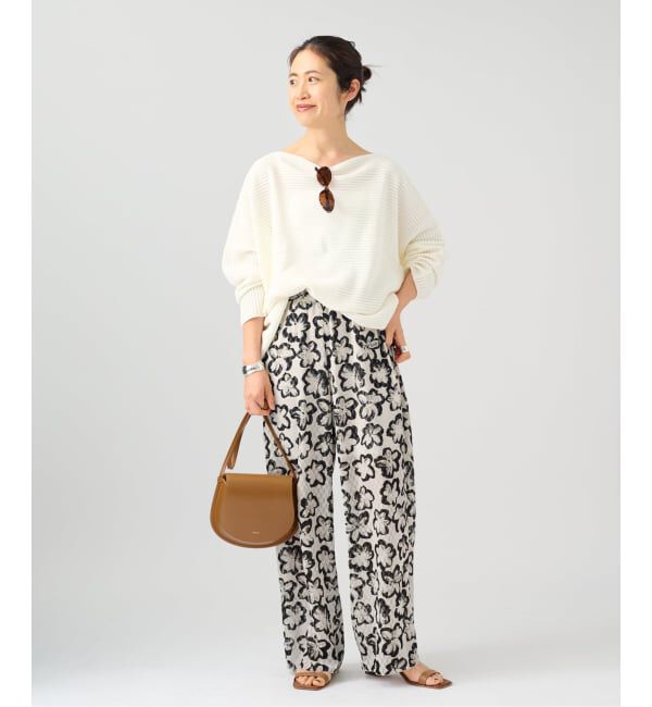 VERMEIL par iena「《手洗い可》Shadow Bloom パンツ」|その他|