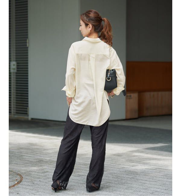 VERMEIL par iena「Airy Over シャツ」|シャツ・ブラウス|