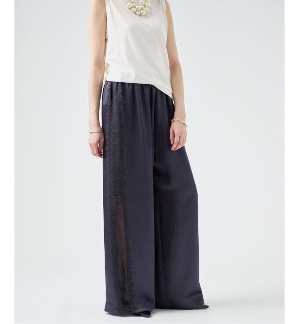 VERMEIL par iena「Side Lace リラックスパンツ」|その他|