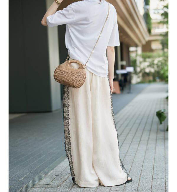 VERMEIL par iena「Side Lace リラックスパンツ」|その他|