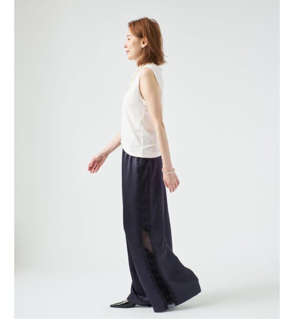 VERMEIL par iena「Side Lace リラックスパンツ」|その他|