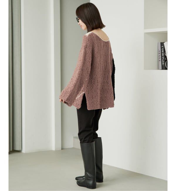 SLOBE IENA「《予約》アーガイルハンドニット」|ニット・セーター|