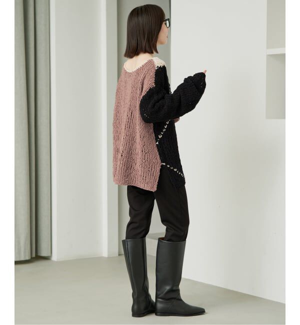 SLOBE IENA「《予約》アーガイルハンドニット」|ニット・セーター|