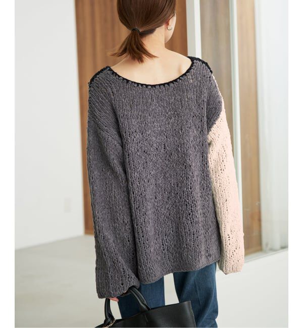 SLOBE IENA「《予約》アーガイルハンドニット」|ニット・セーター|