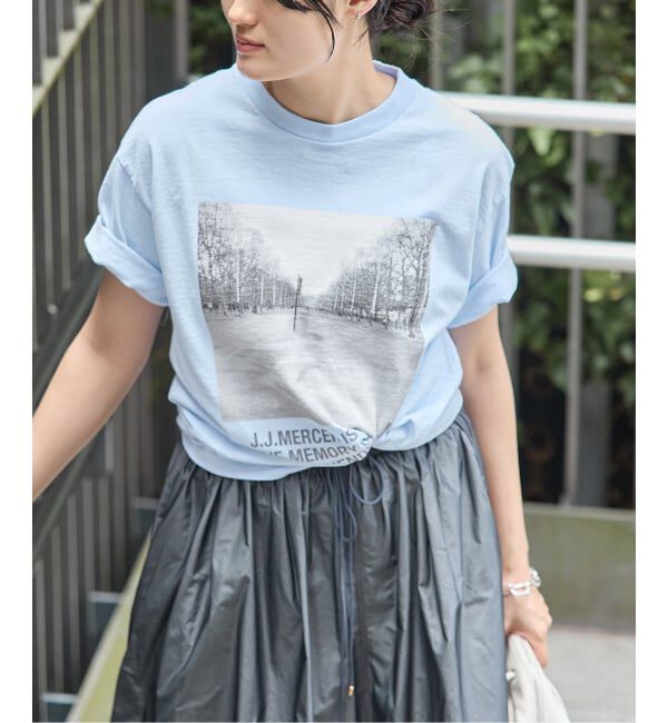 IENA「J.J.Mercer/ジェイジェイマーサー フレンチフォトTシャツ C」|Tシャツ・カットソー|