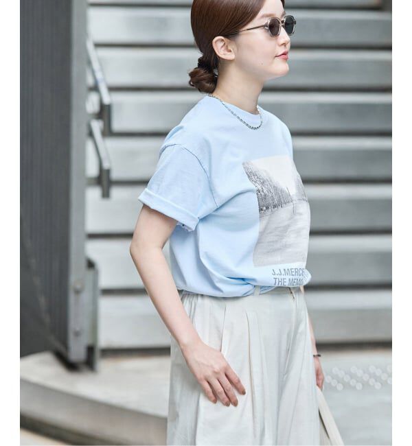 IENA「J.J.Mercer/ジェイジェイマーサー フレンチフォトTシャツ C」|Tシャツ・カットソー|