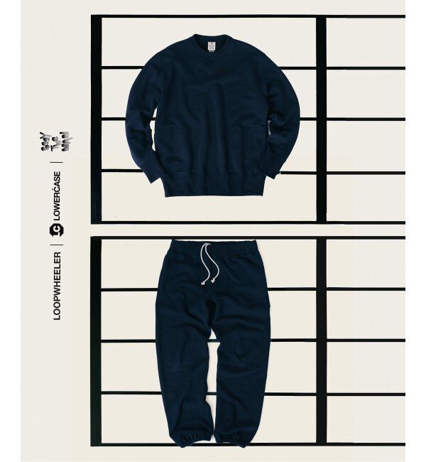 EDIFICE「【LOOPWHEELER for LOWERCASE &times; POGGYTHEMAN】別注 クルーネックスウェット」|スウェット・ジャージ|