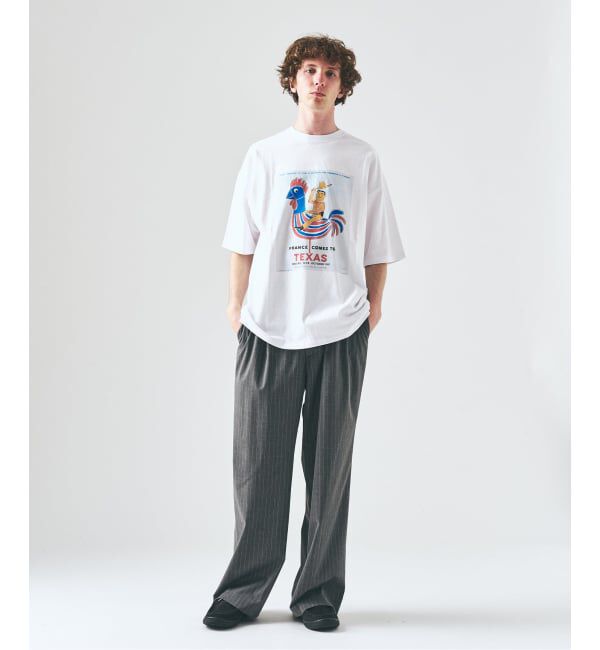 417 EDIFICE「SAVIGNAC&times;417 グラフィックTシャツ」|Tシャツ・カットソー|