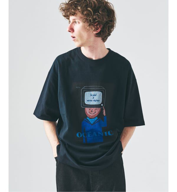 417 EDIFICE「SAVIGNAC&times;417 グラフィックTシャツ」|Tシャツ・カットソー|