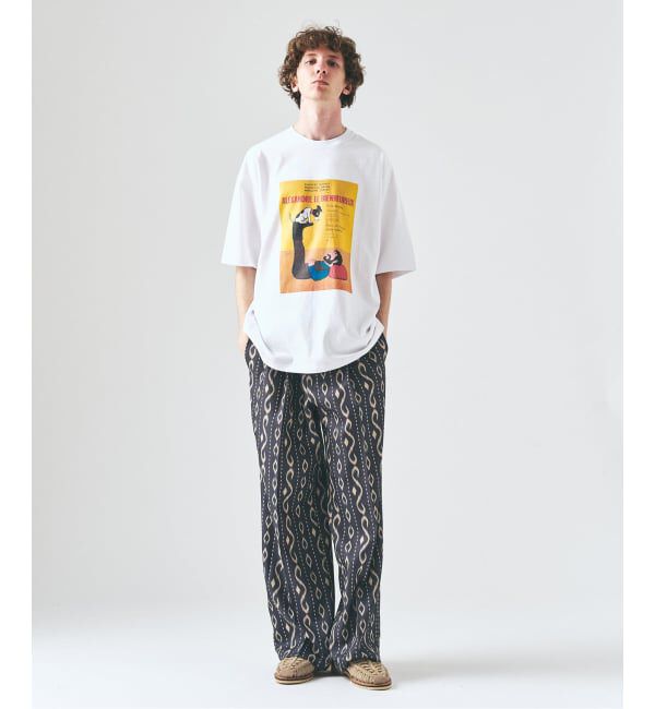 417 EDIFICE「SAVIGNAC&times;417 グラフィックTシャツ」|Tシャツ・カットソー|