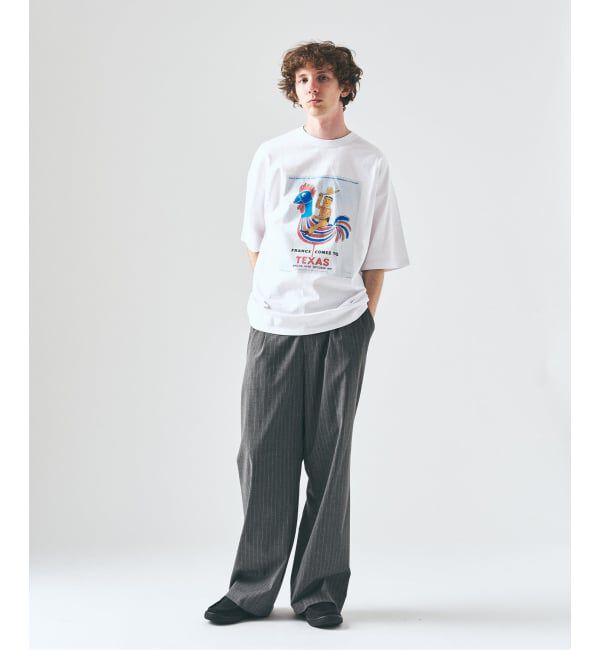 417 EDIFICE「SAVIGNAC&times;417 グラフィックTシャツ」|Tシャツ・カットソー|