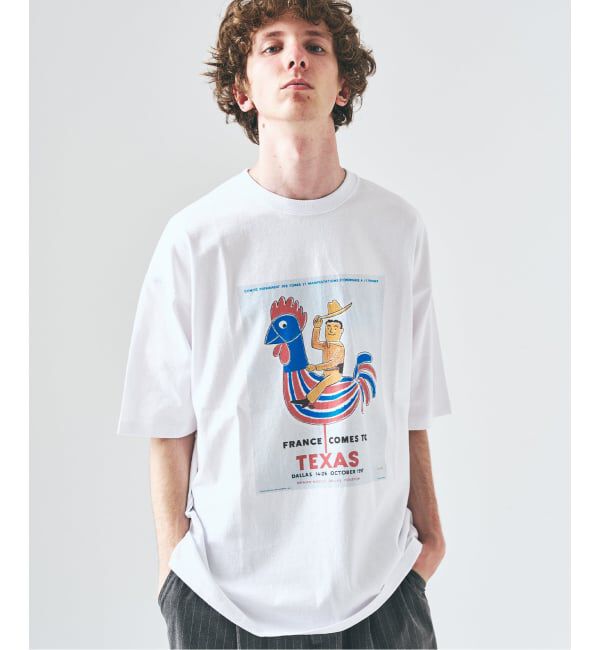 417 EDIFICE「SAVIGNAC&times;417 グラフィックTシャツ」|Tシャツ・カットソー|