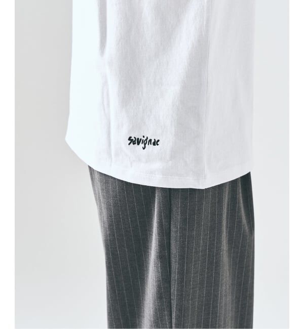 417 EDIFICE「SAVIGNAC&times;417 グラフィックTシャツ」|Tシャツ・カットソー|