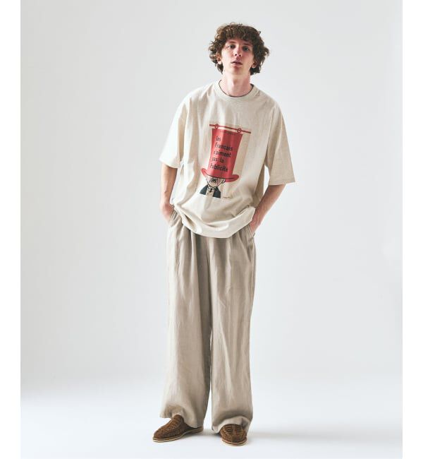 417 EDIFICE「SAVIGNAC&times;417 グラフィックTシャツ」|Tシャツ・カットソー|