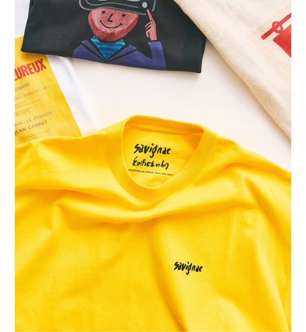 417 EDIFICE「SAVIGNAC&times;417 グラフィックTシャツ」|Tシャツ・カットソー|
