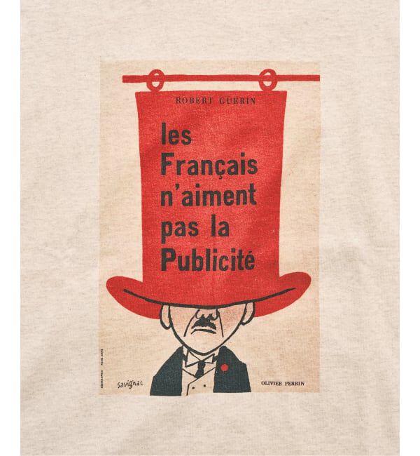 417 EDIFICE「SAVIGNAC&times;417 グラフィックTシャツ」|Tシャツ・カットソー|