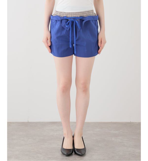 PULP「【Geek Office / ギークオフィス】OPEN YY /  Woven COLOR BLOCK LAYERED SHORTS」|その他|