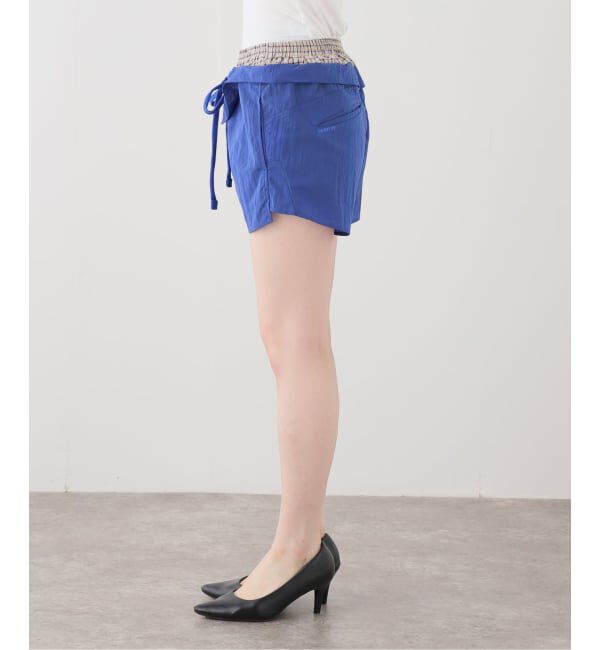 PULP「【Geek Office / ギークオフィス】OPEN YY /  Woven COLOR BLOCK LAYERED SHORTS」|その他|