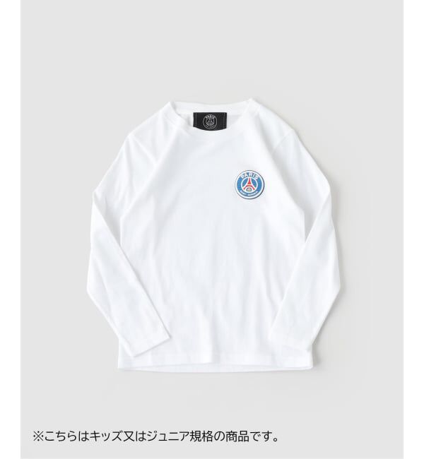 Paris Saint-Germain「【Paris Saint-Germain / パリ・サン＝ジェルマン】JP EMBLEM L/S KIDS」|その他ベビーウェア|ホワイト