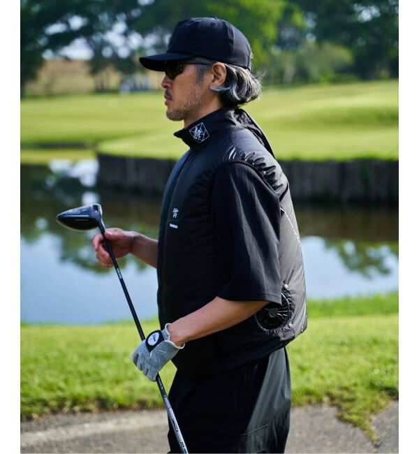 EDIFICE「《受注生産予約》TANGRAM &times; EDIFICE GOLF（タングラム）FAN VEST」|ダウンベスト・ベスト|