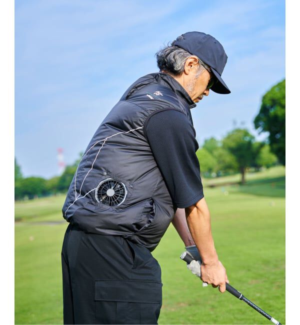 EDIFICE「《受注生産予約》TANGRAM &times; EDIFICE GOLF（タングラム）FAN VEST」|ダウンベスト・ベスト|